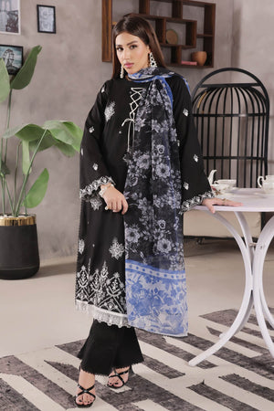 Jasmine By Soghat Unstitched 3 Piece Emb Cotton Chikankari Vol-03 Collection'2025-D-06