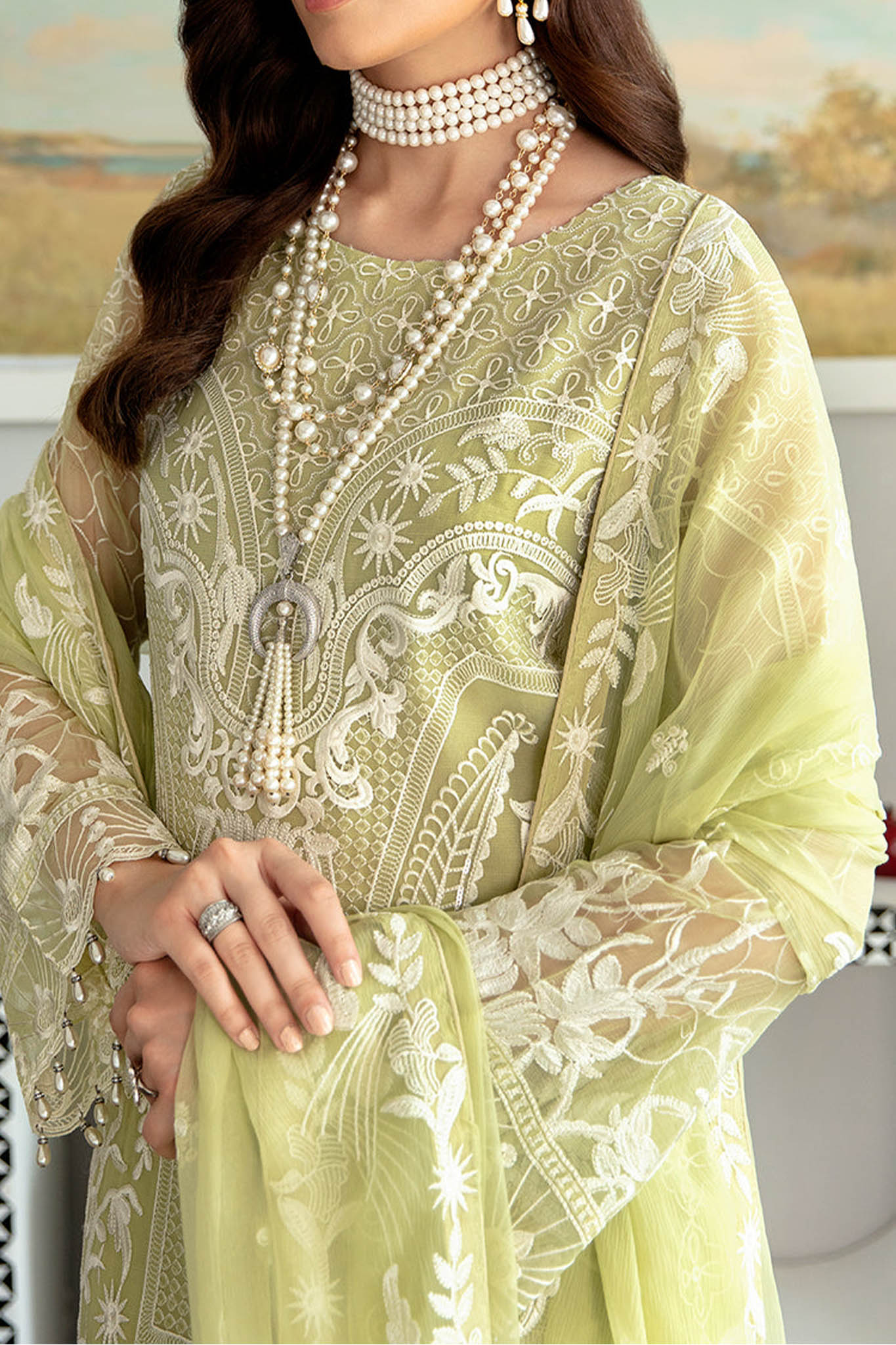 Rangoon by Ramsha Unstitched 3 Piece Chiffon Vol-11 Collection'2023-D-1105