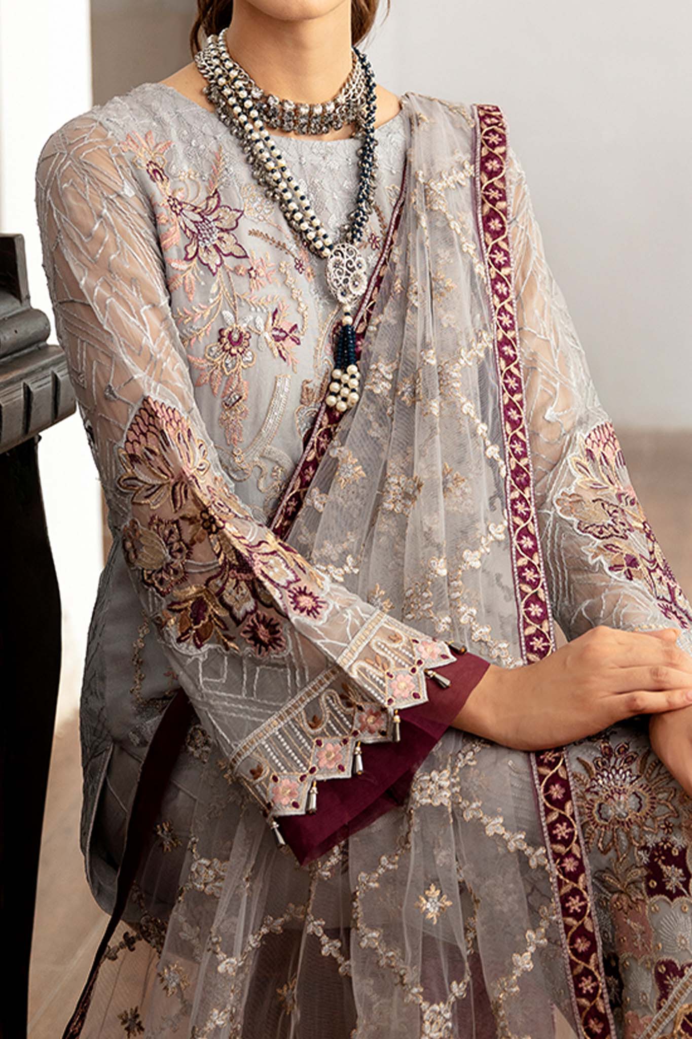 Rangoon by Ramsha Unstitched 3 Piece Chiffon Vol-11 Collection'2023-D-1109