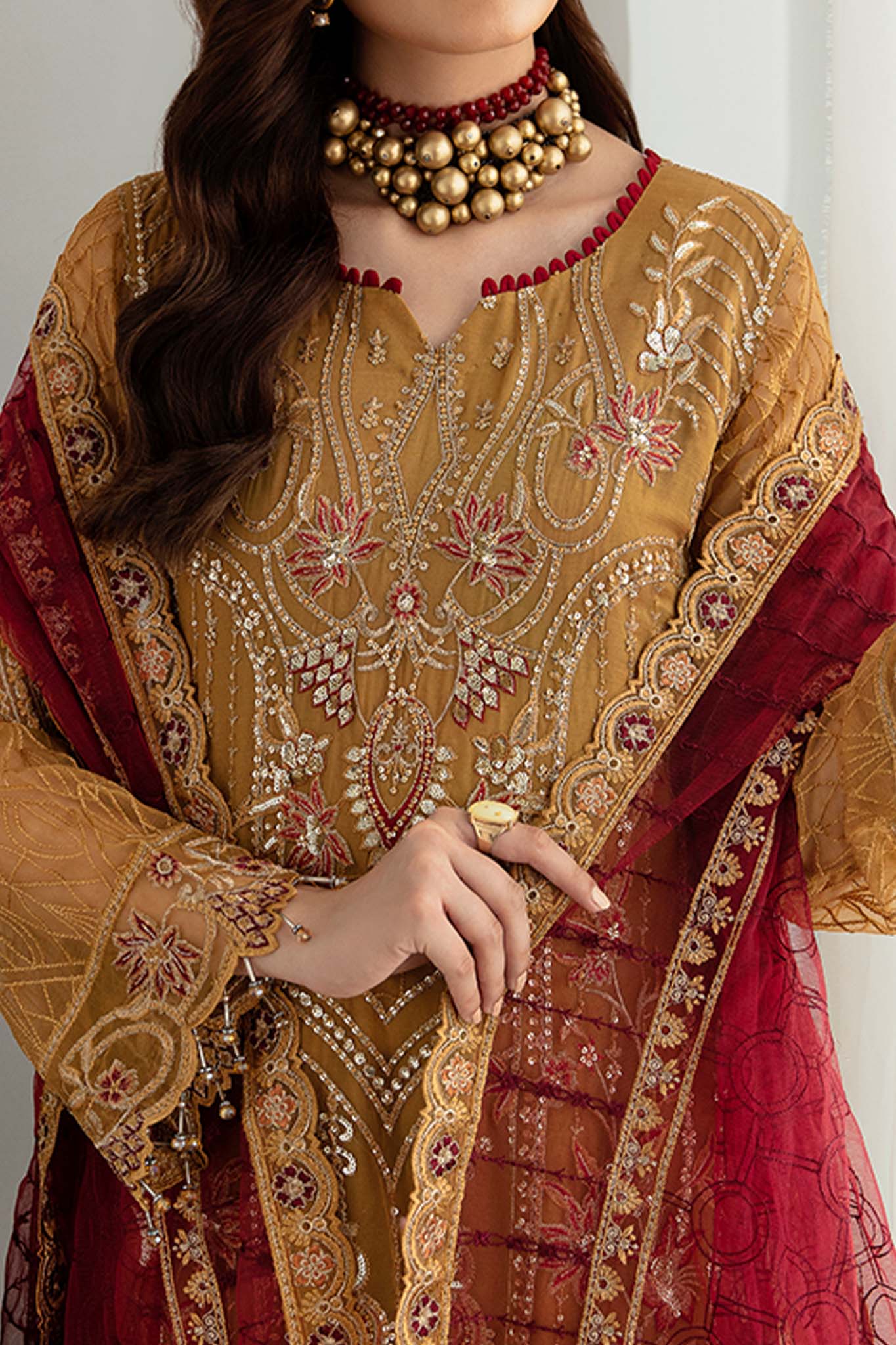 Rangoon by Ramsha Unstitched 3 Piece Chiffon Vol-11 Collection'2023-D-1110