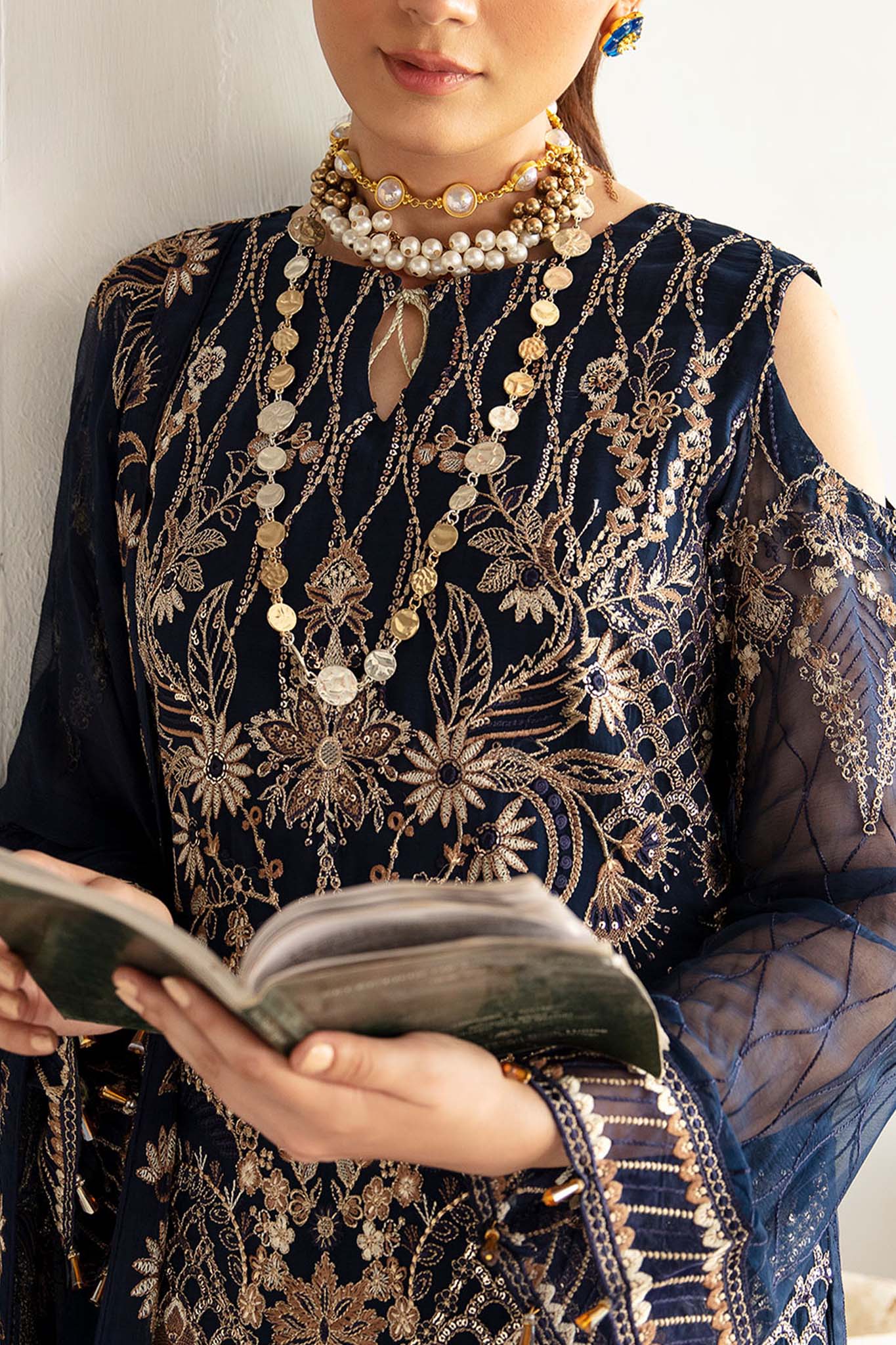 Rangoon by Ramsha Unstitched 3 Piece Chiffon Vol-11 Collection'2023-D-1111