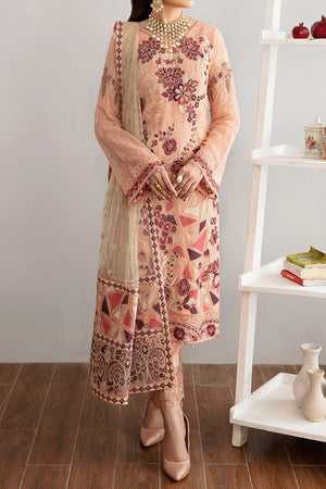 Rangoon by Ramsha Unstitched 3 Piece Chiffon Vol-11 Collection'2023-D-1112