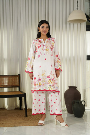 Dhaga Stitched 2 Piece Poly Cambric Collection'2025-Fiora