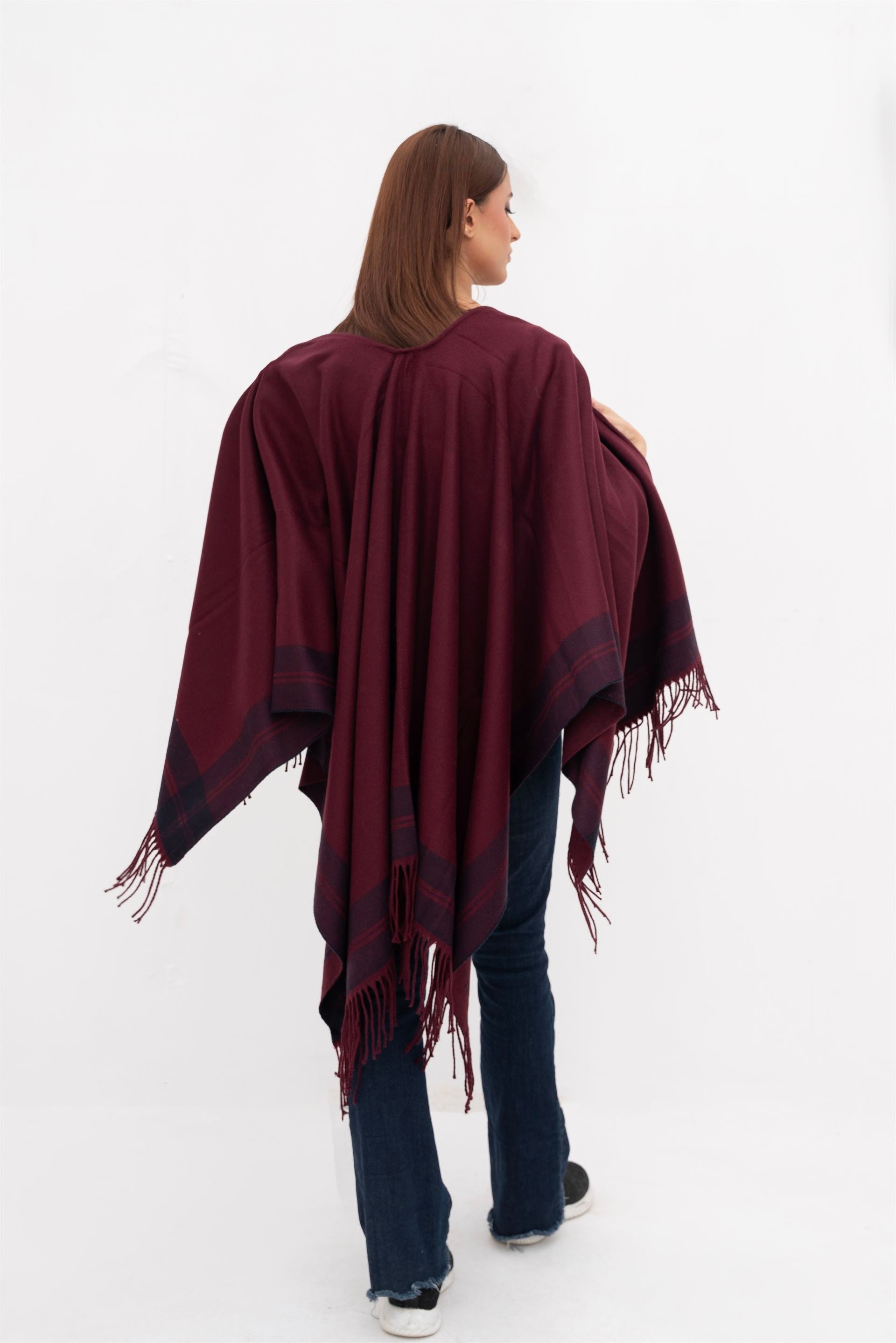 Shazam By Manahils Premium Cape Shawl Winters Collection'2025-50