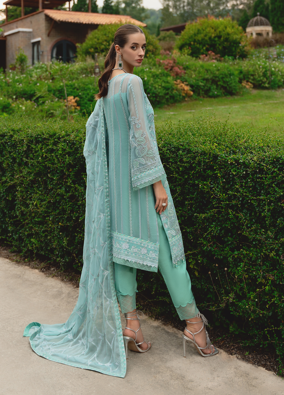 Gulaal Unstitched 3 Piece Luxury Emb Pret Collection'2025-Nissa (GL-EP-2024-23)