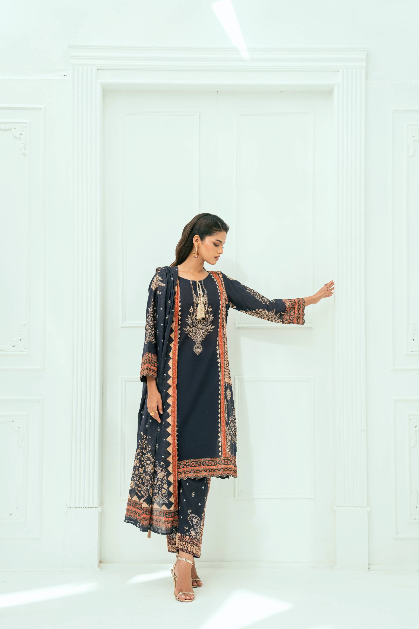 Amal Unstitched 3 Piece Printed Lawn Collection