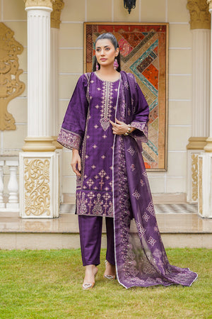Rang E Gulposh Stitched 3 Piece Lawn Collection'2025-RNG-1202