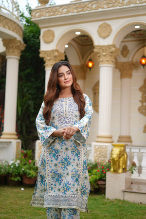 Rang E Gulposh Stitched 3 Piece Lawn Collection'2025-RNG-1218