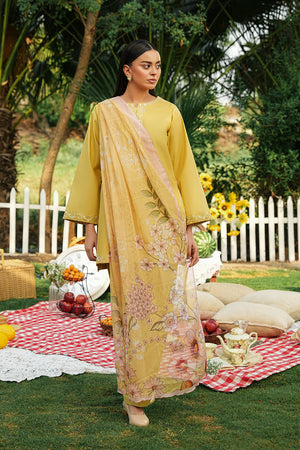 Summer Sky By Mannat Clothing Stitched Collection-Lemon Gleam
