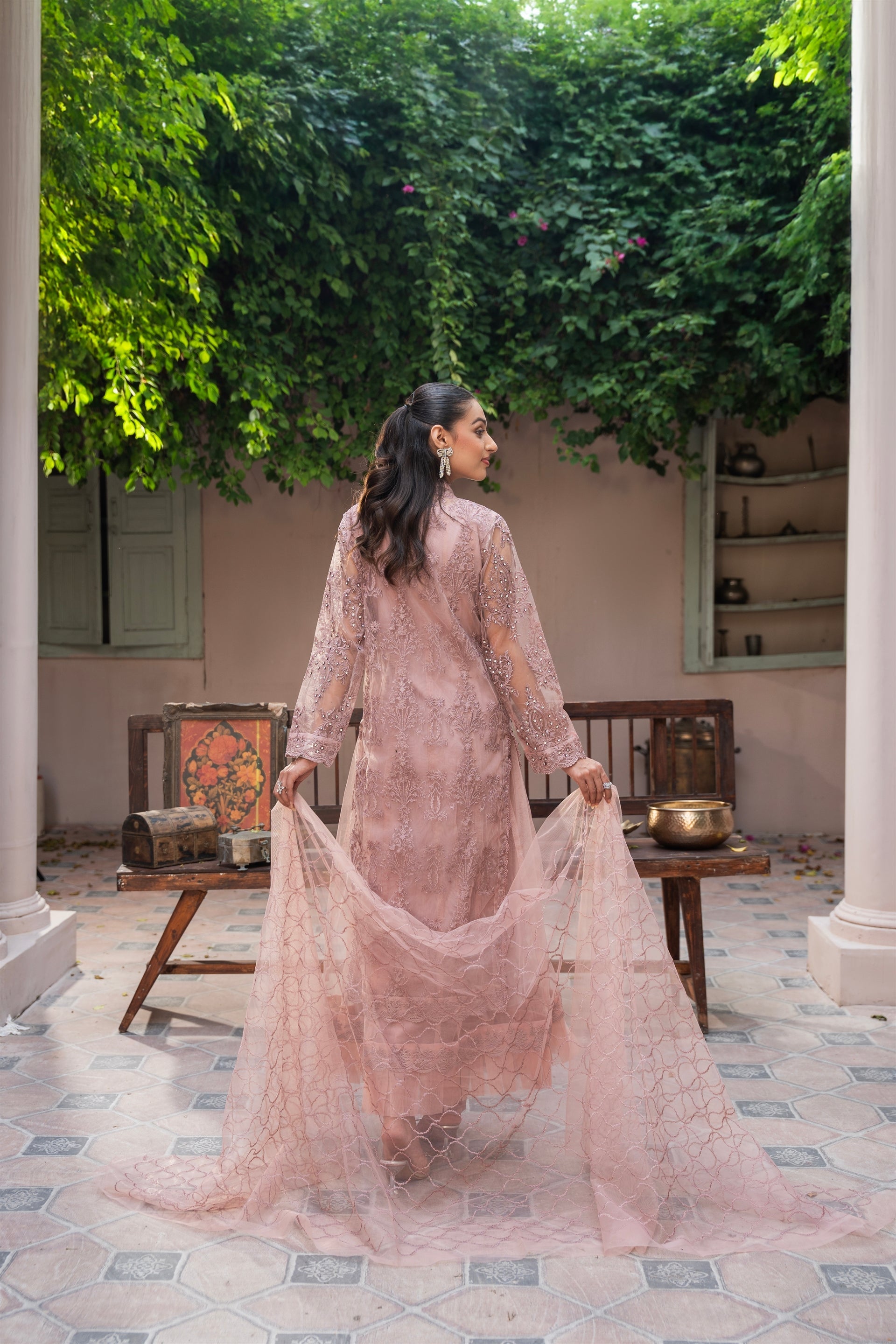 Rang Nirala By Manahils Stitched 3 Piece Formals Collection'2025-K-148-LILAC