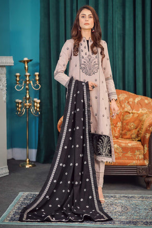 Moksh By Aayra Unstitched Winter Collection'2025-Elephant Grey