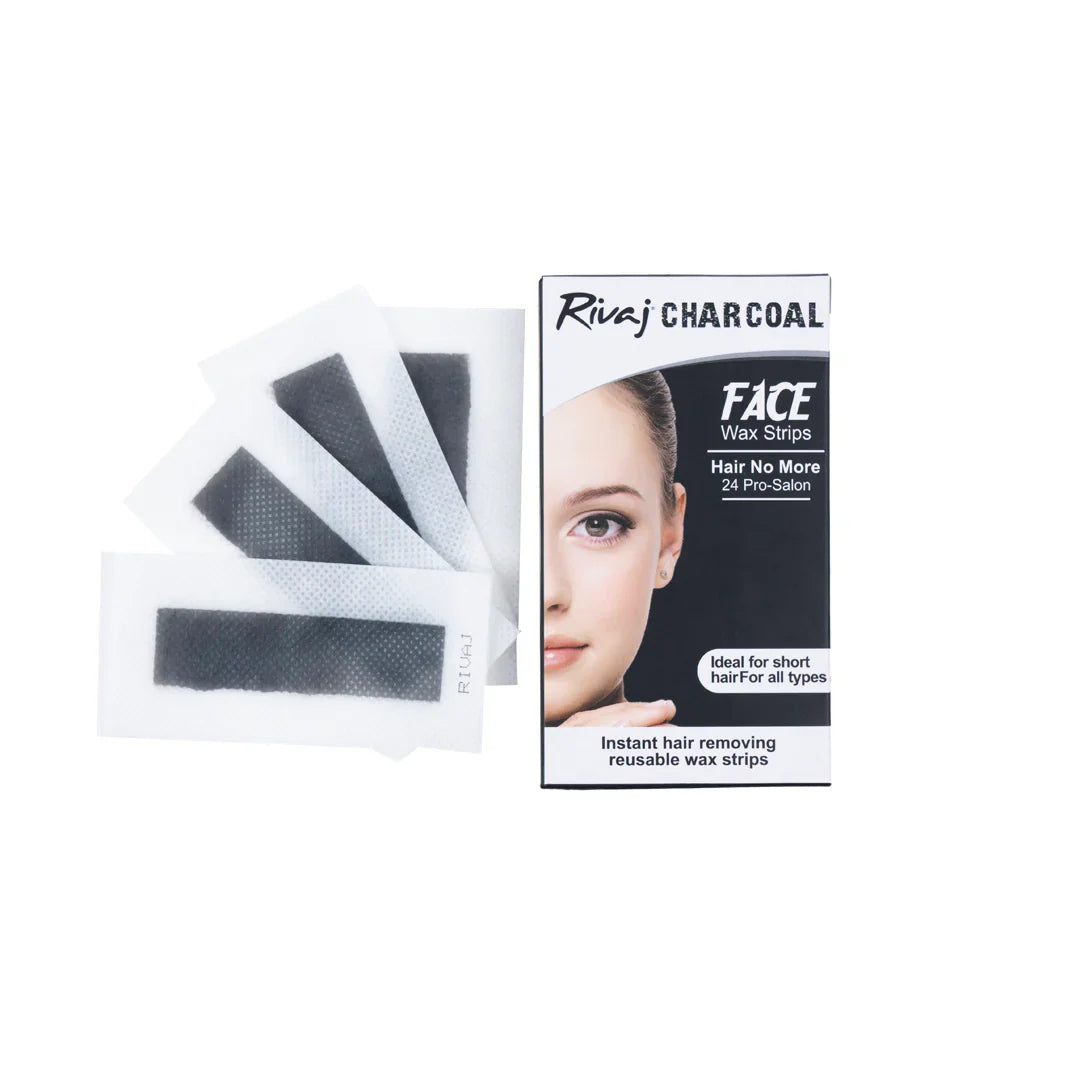 Rivaj - Charcoal Face Wax Strips