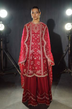 Silk Pret A Porter By Nyra Unstitched 3 Piece Festive Collection'2025-Rosette