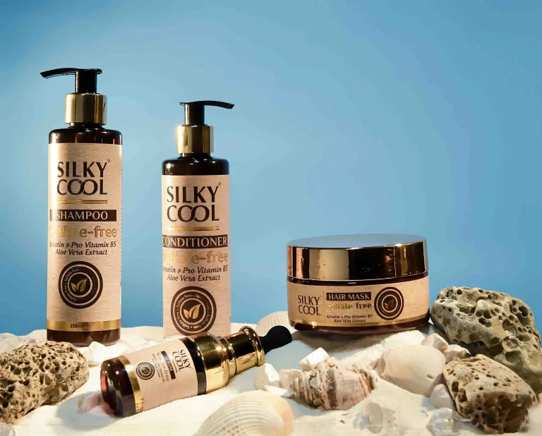 Silky Cool Sulfate Free Keratin Pro Vitamin B5 Conditioner 250Ml