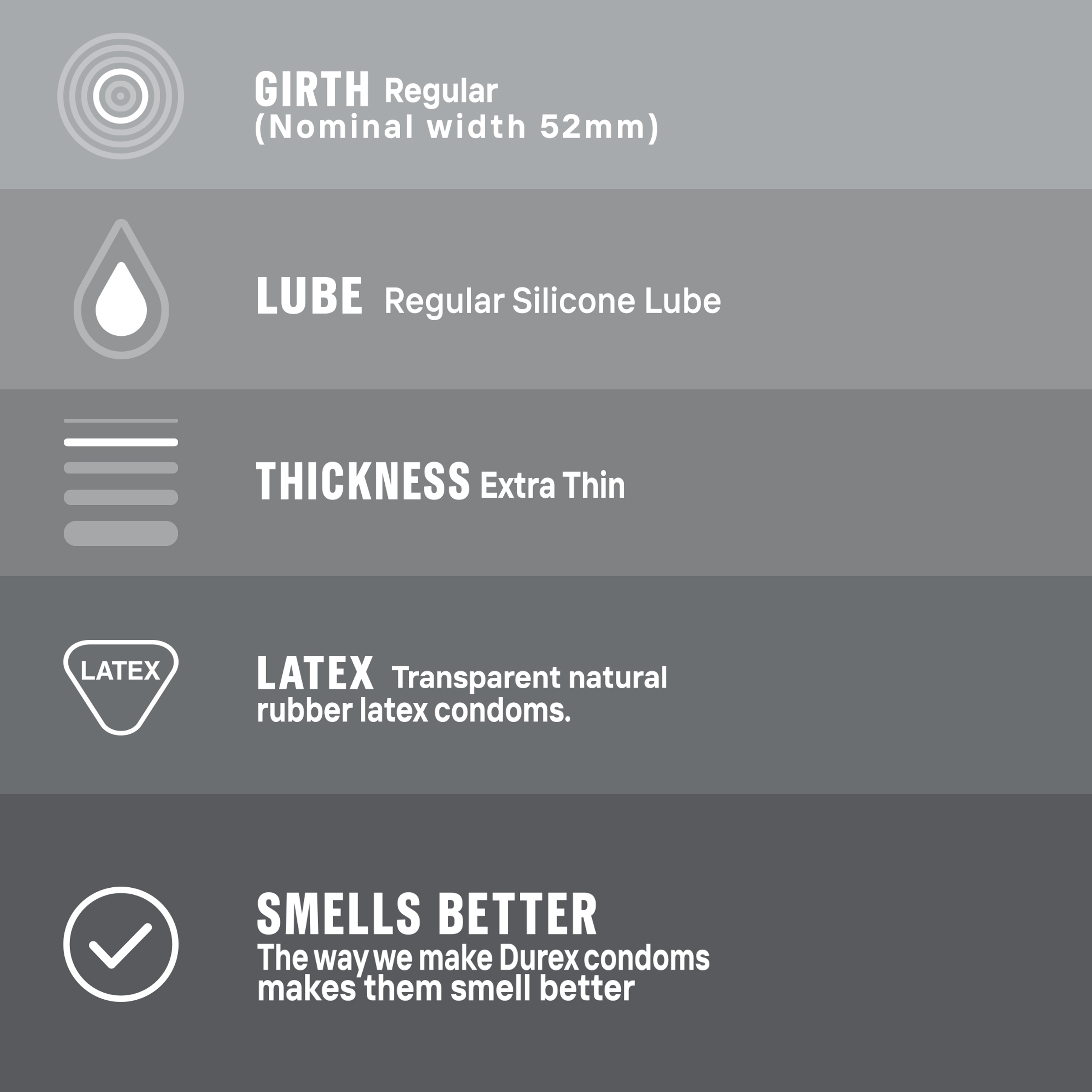 Durex - Condoms 3S Feather Lite - My Store