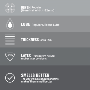 Durex - Condoms 3S Feather Lite - My Store