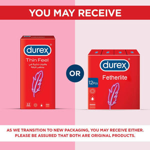 Durex - Condoms 3S Feather Lite - My Store