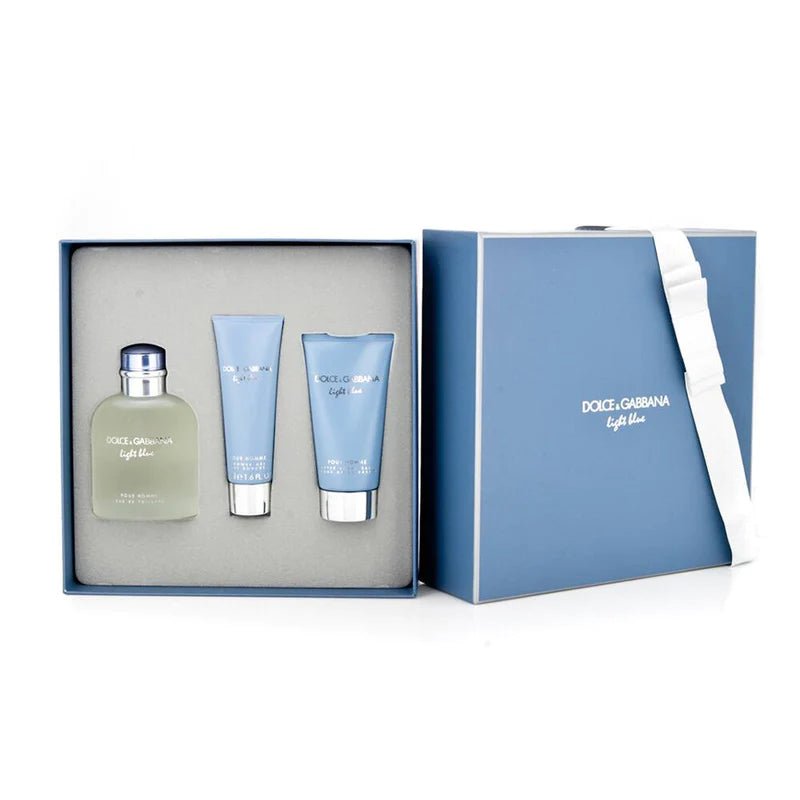 Dolce & Gabbana Light Blue Pour Homme Set EDT 125Ml+ASB 75Ml+S Gel 50Ml