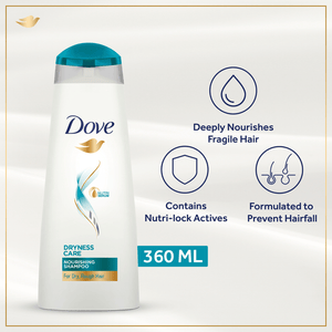 Dove Dryness Care Shampoo - 360ML - My Store
