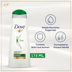 Dove Hair Fall Rescue Shampoo 175ml - Snapcart.pk