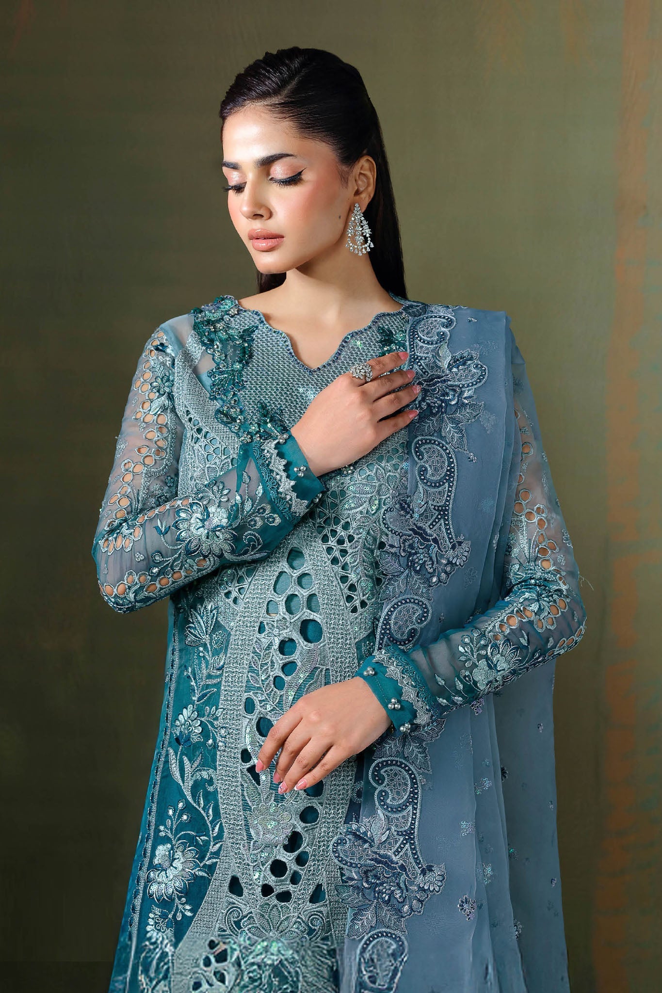 Ramsha Unstitched 3 Piece Festive Formals Vol-03 Collection'2025-E-307