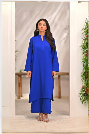 Dhaga Stitched 2 Piece Solids Crepe Summer Collection'2025-Remy