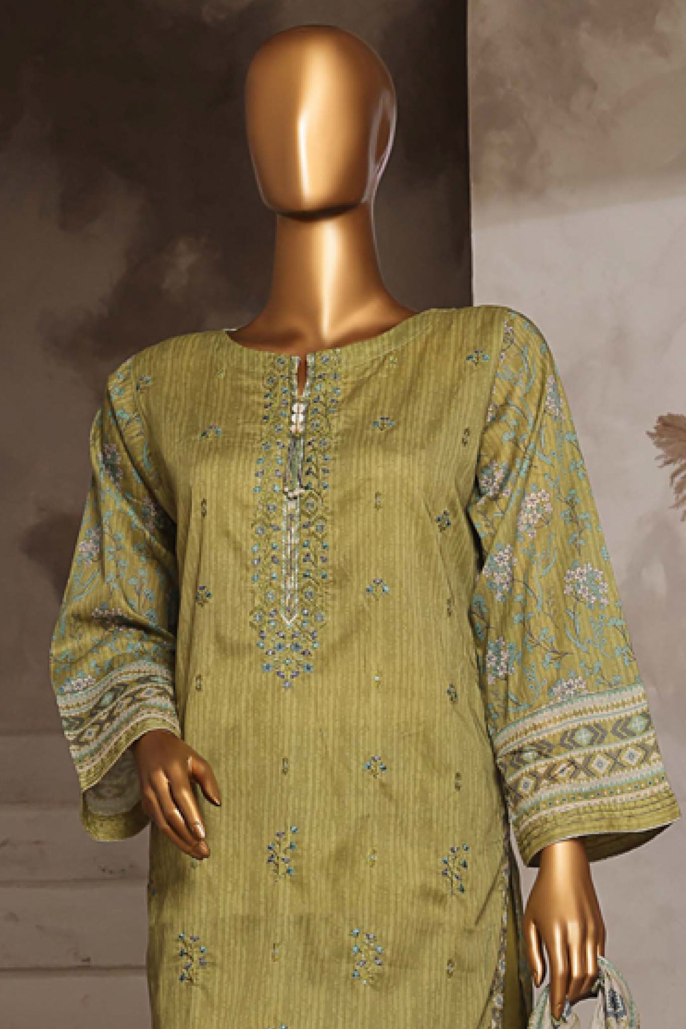 Aashkaar By HZ Stitched 3 Piece Emb Lawn Vol-04 Collection'2025-EPL-013