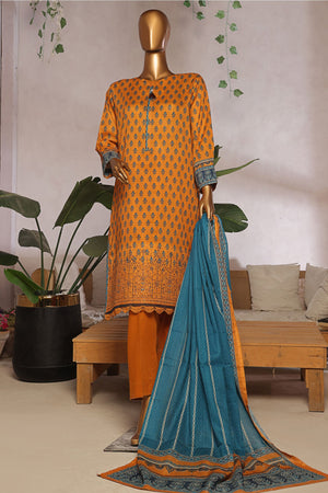 Aashkaar By HZ Stitched 3 Piece Emb Lawn Vol-05 Collection-EPL-002