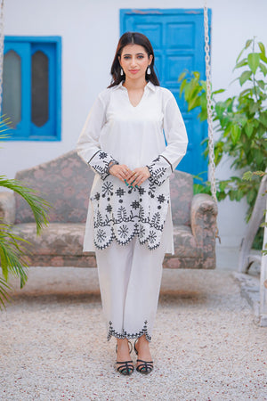 Daily Desire By Abeera Stitched 2 Piece Cotton Collection'2025-Effortless Charm