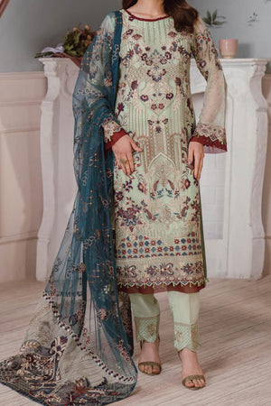 Ramsha Unstitched 3 Piece Chiffon Vol-25 Collection'2024-F-2507