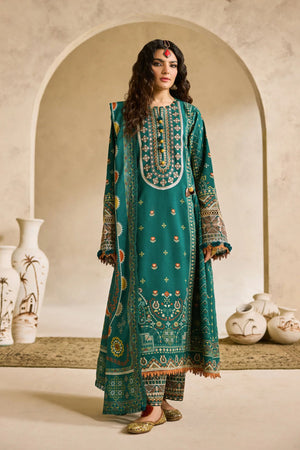 Zync One Nation By Florent Unstitched 3 Piece Winter Vol-01 Collection'2025-FL-01-B