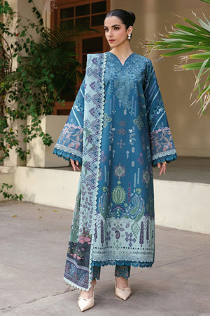 Zync Whispers By Florent Unstitched 3 Piece Winter Collection'2025-FL-5B