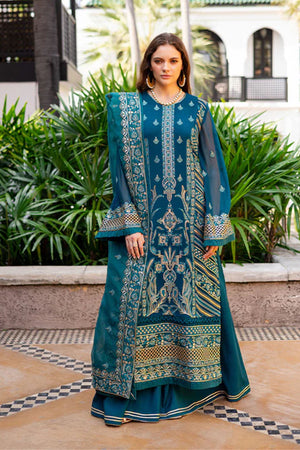 Noir by Freesia Unstitched 3 Piece Formals Collection'2025-FS-50090-Dewi