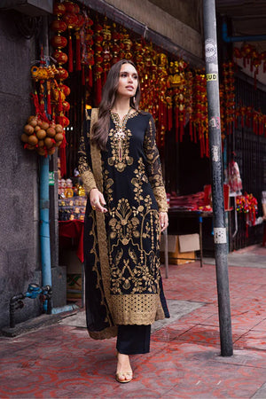 Talia by Freesia Unstitched 3 Piece Chiffon Collection'2025-FW-50062-Adelaide