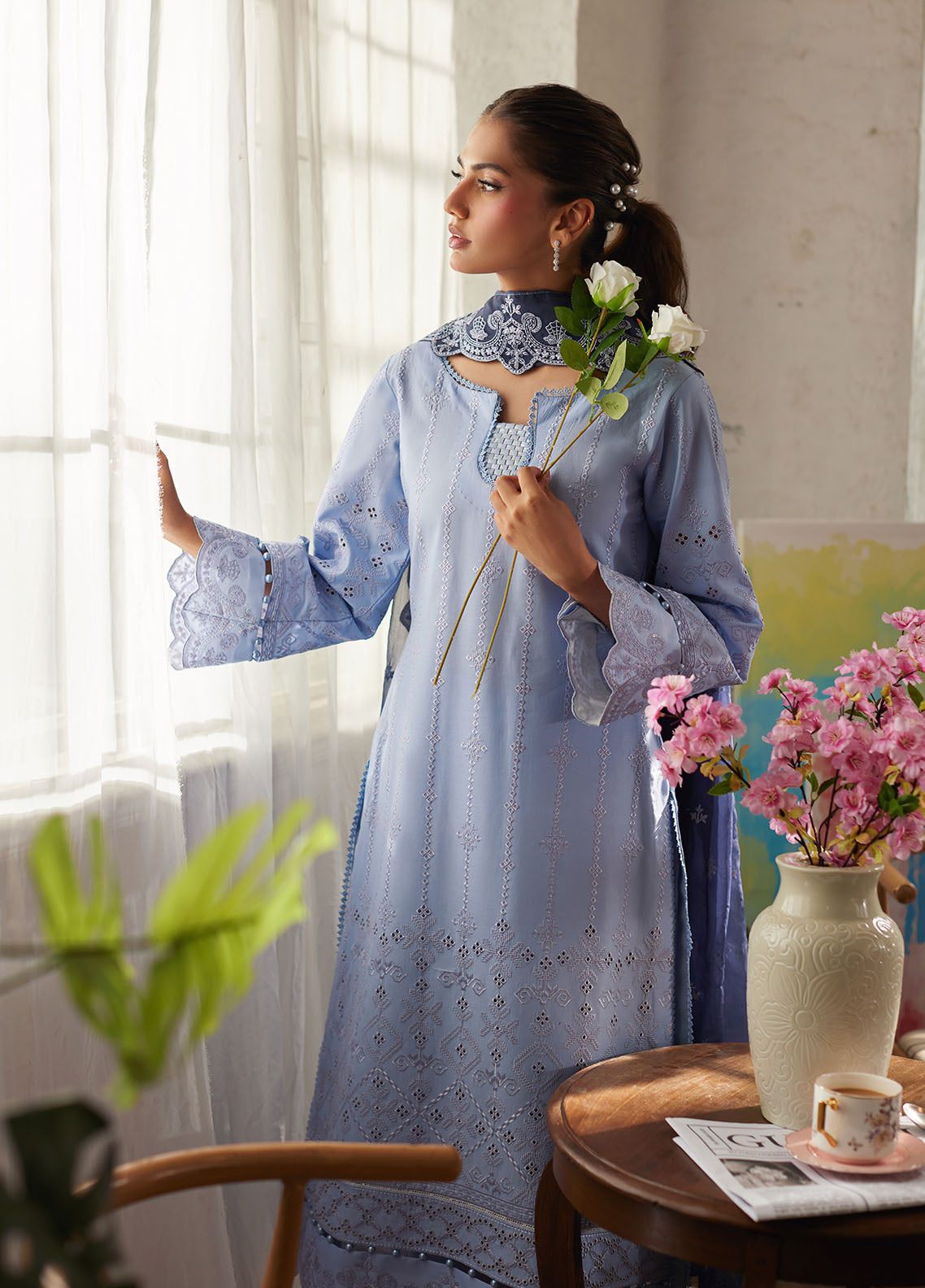 Lumiere By Gulaal Unstitched 3 Piece Chikankari Lawn Collection'2025-Zorya