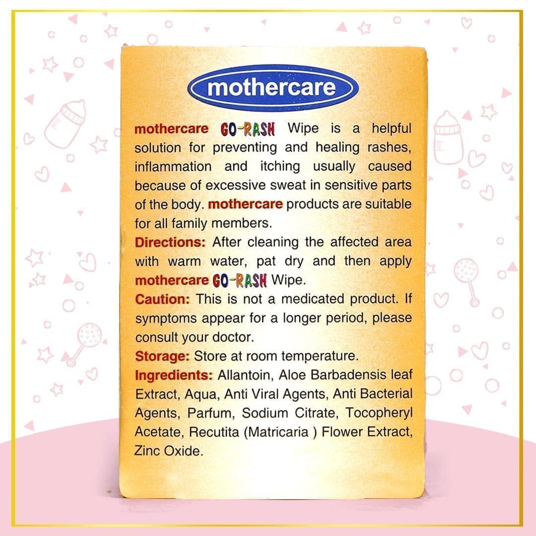 Mothercare - Go Rash Wipes 10Pcs