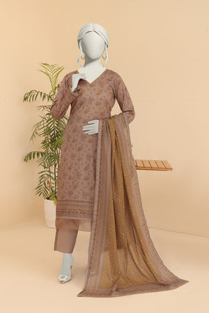 Summer Bloom Edition By Almeerah Unstitched 3 Piece Digital Printed Lawn Collection'2025-Golden Dusk