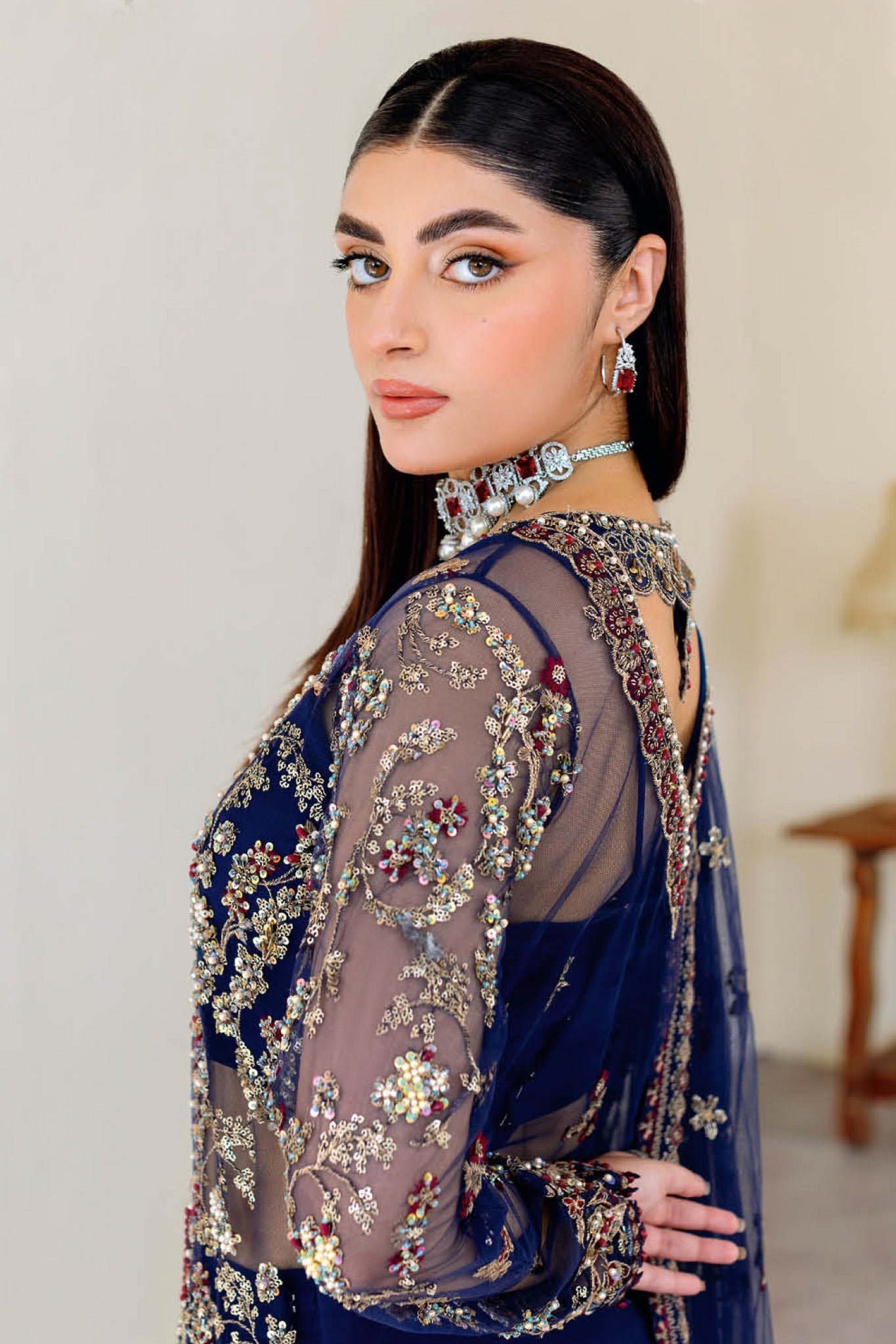 Ramsha Unstitched 3 Piece Luxury Wedding Vol-05 Collection'2025-H-507