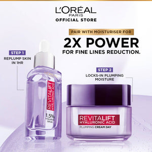 L'Oreal Paris Revitalift 1.5% Hyaluronic Acid Face Serum 30 Ml - My Store