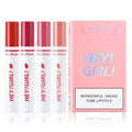 Heng Fang Hey Girl Smoke Tube Matte Lipstick 4Pcs - My Store