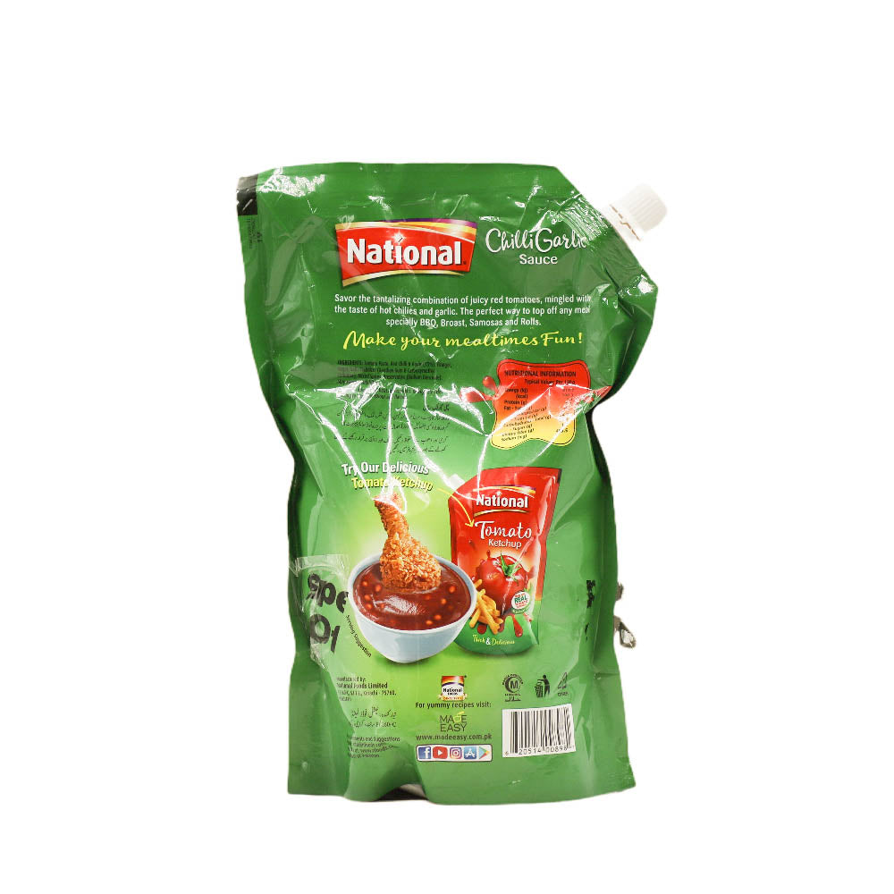 National Foods Chilli Garlic Sauce 800g Pouch - Snapcart.pk
