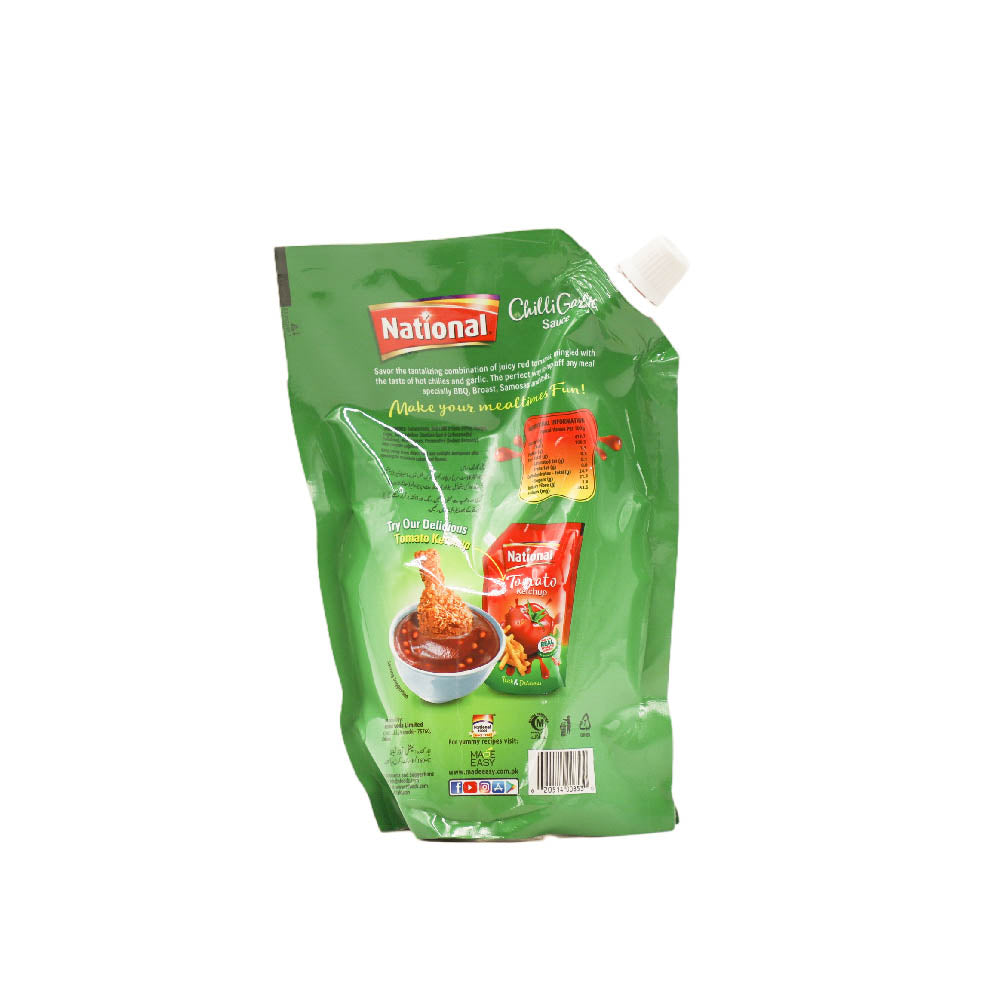 National Foods Chilli Garlic Sauce 400gm Pouch - Snapcart.pk