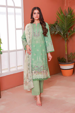 Basic Pret by Opole Stitched 3 Piece Lawn Collection-PL253P03