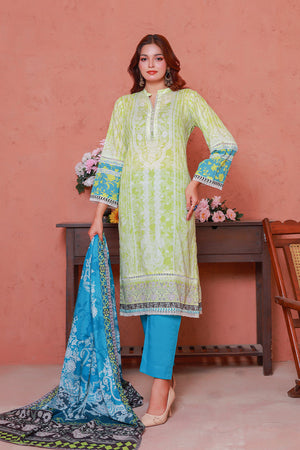 Basic Pret by Opole Stitched 3 Piece Lawn Collection-PL253P14
