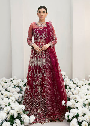 La More Unstitched 3 Piece Wedding Collection-Radiant ruby