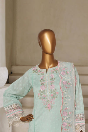 Sada Bahar Stitched 3 Piece Luxury Jacquard Collection'2025-JC-7-Ferozi