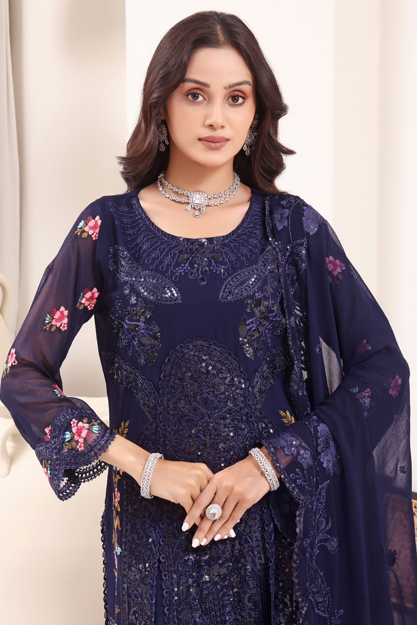 Jahanara By Soghat Unstitched 3 Piece Formals Collection'2025-JHA-03