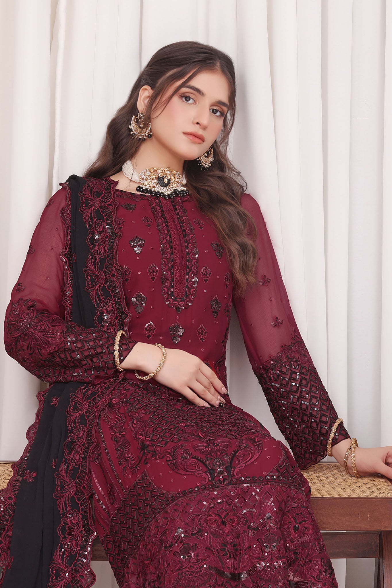 Jahanara By Soghat Unstitched 3 Piece Formals Collection'2025-JHA-05