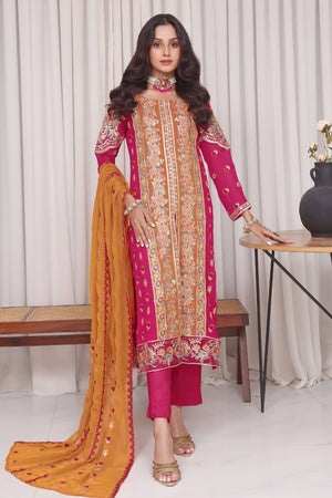 Jahanara By Soghat Unstitched 3 Piece Formals Collection'2025-JHA-07