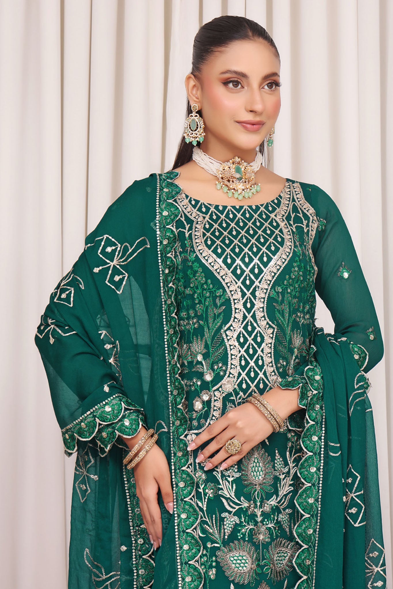 Jahanara By Soghat Unstitched 3 Piece Formals Collection'2025-JHA-08